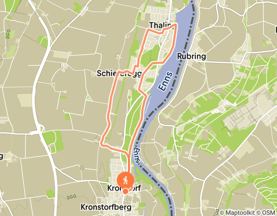 Karte der Tour