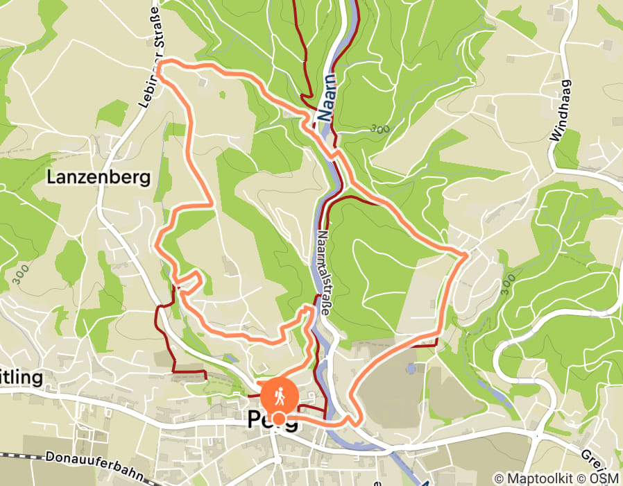 Karte der Tour