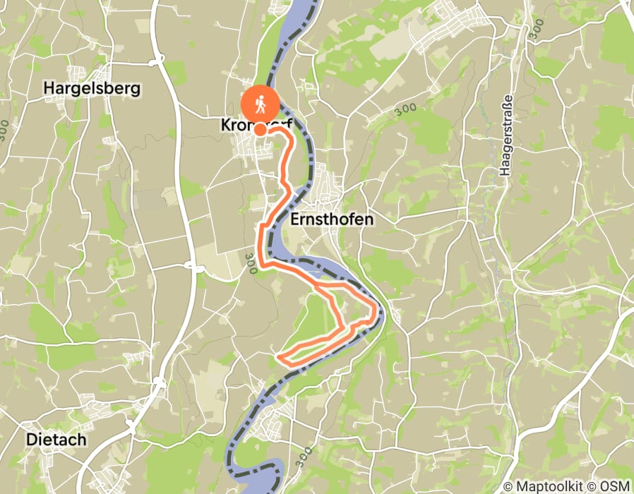 Karte der Tour