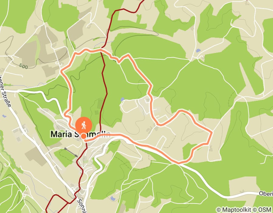 Karte der Tour