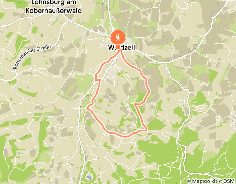 Karte der Tour
