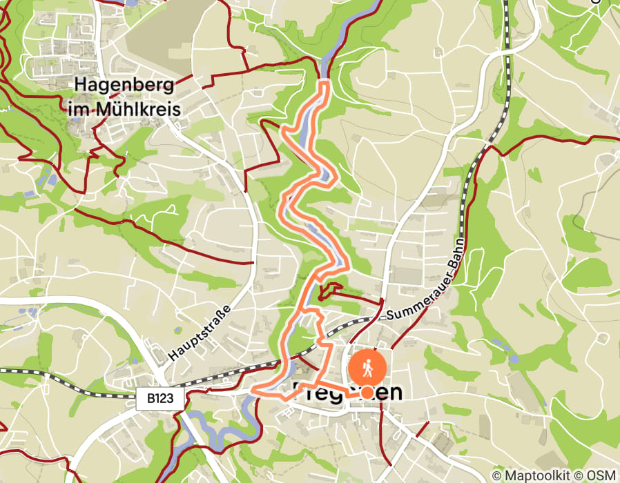 Karte der Tour
