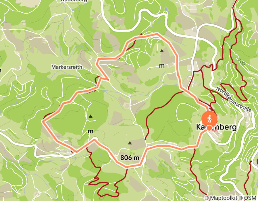 Karte der Tour