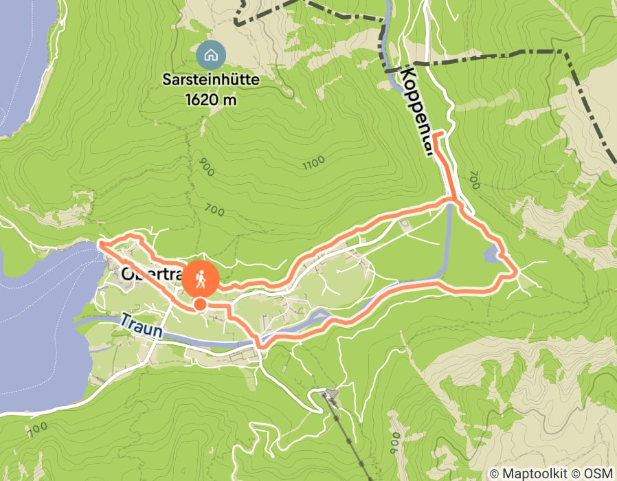 Karte der Tour