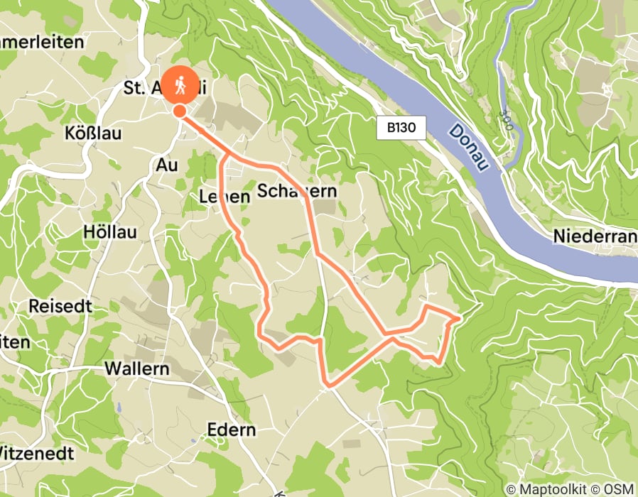 Karte der Tour