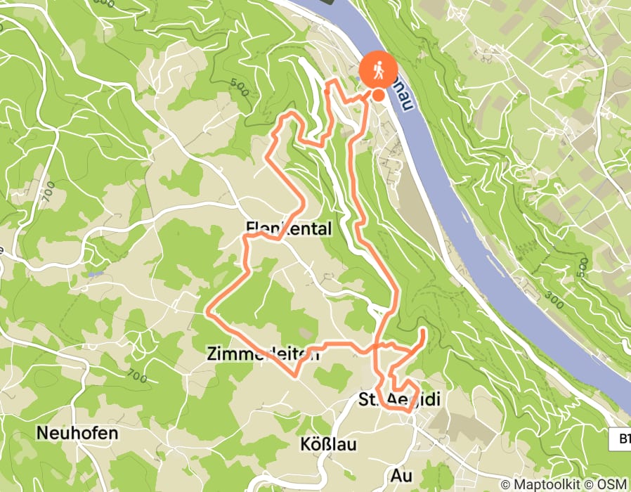 Karte der Tour