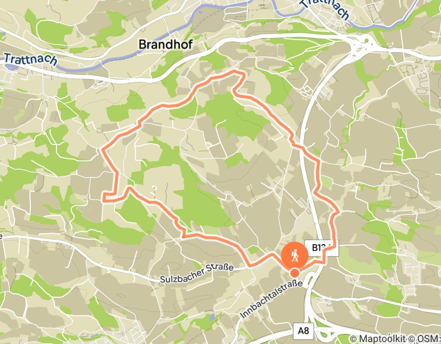 Karte der Tour