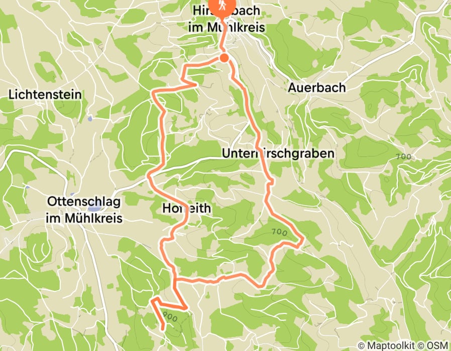 Karte der Tour