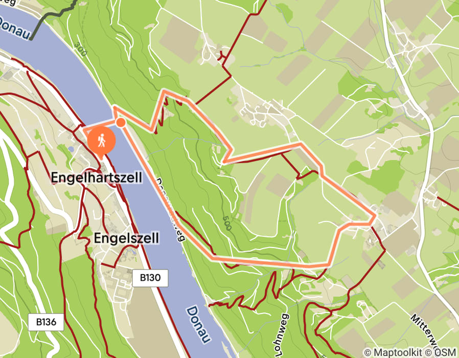 Karte der Tour