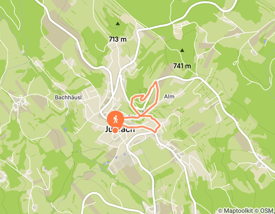 Karte der Tour
