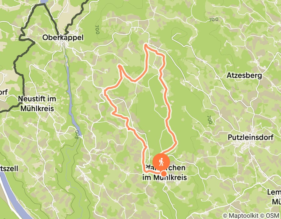 Karte der Tour