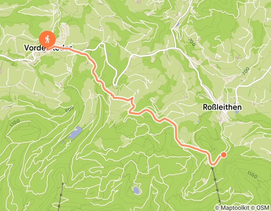 Karte der Tour