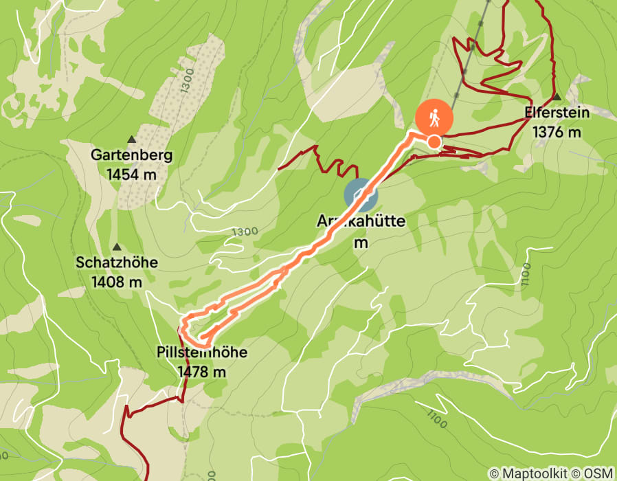 Karte der Tour