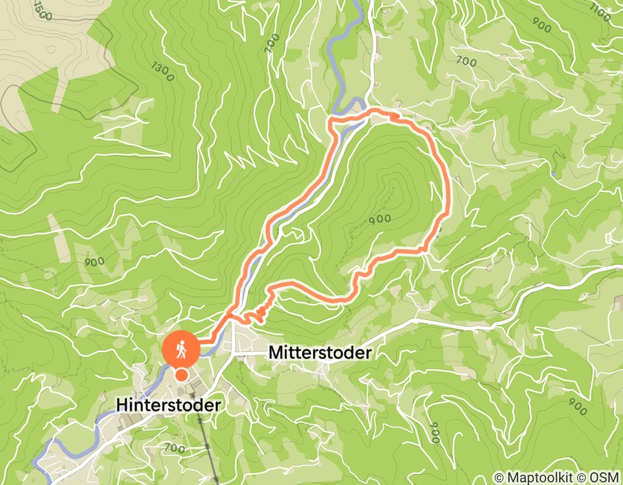 Karte der Tour