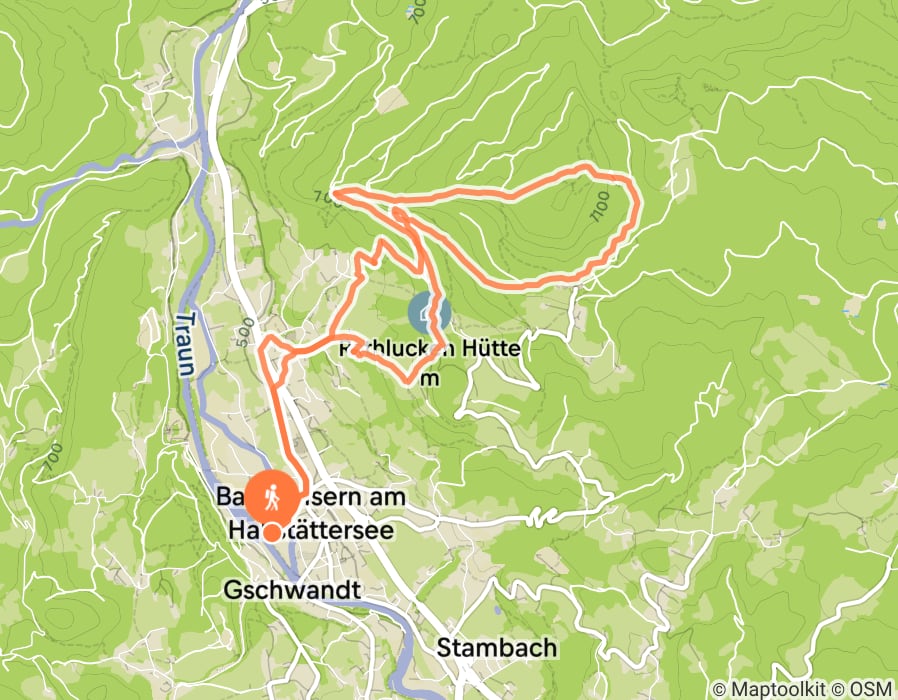 Karte der Tour