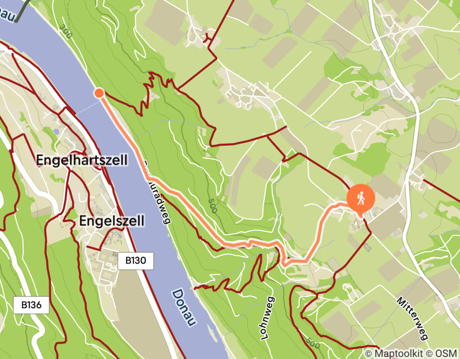 Karte der Tour