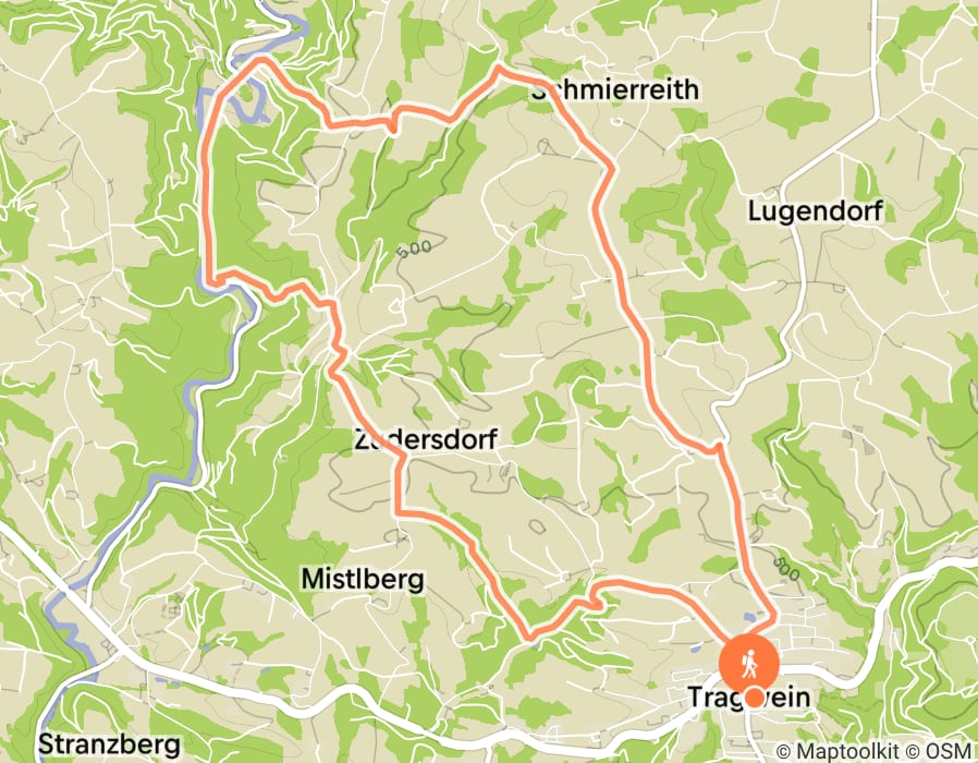 Karte der Tour