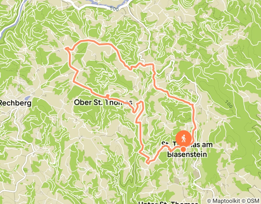 Karte der Tour