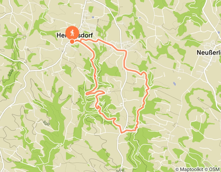 Karte der Tour