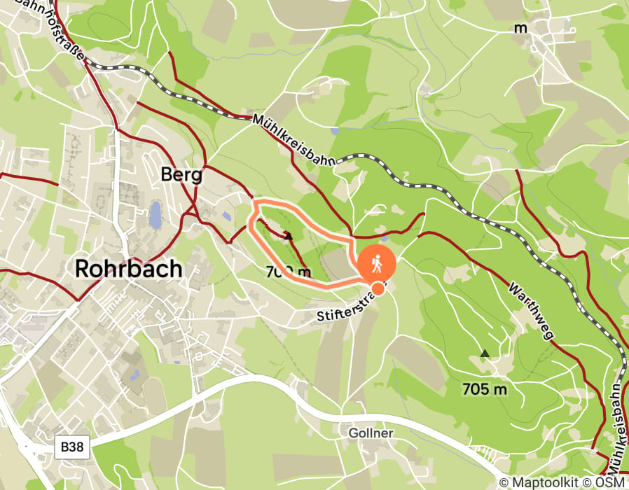 Karte der Tour