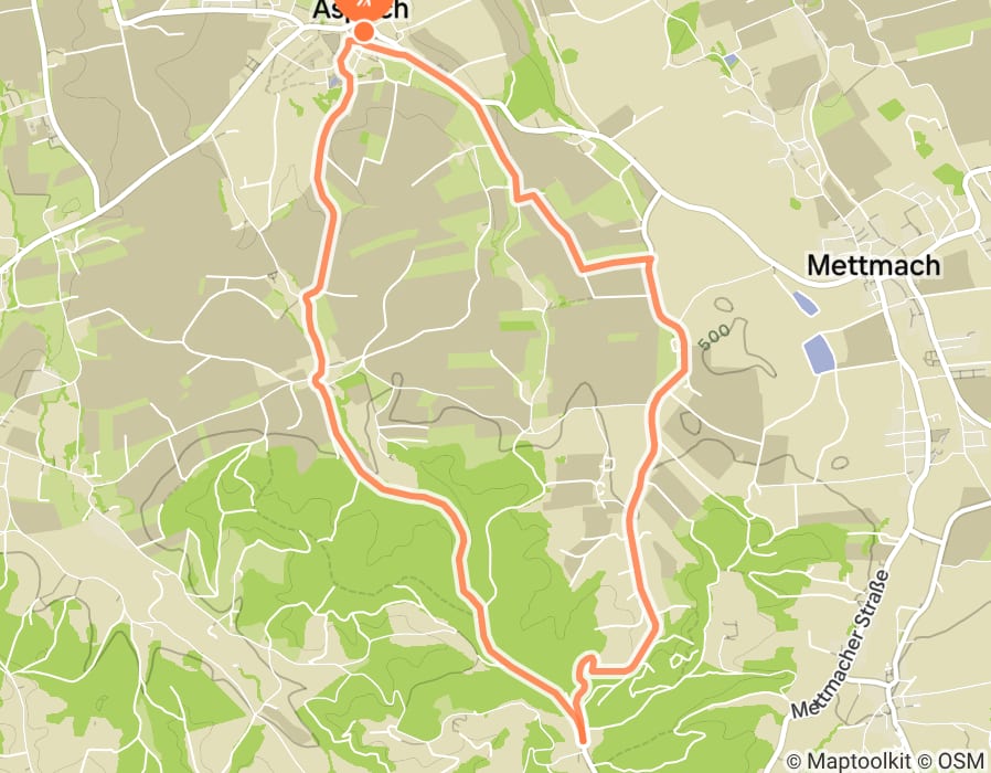 Karte der Tour