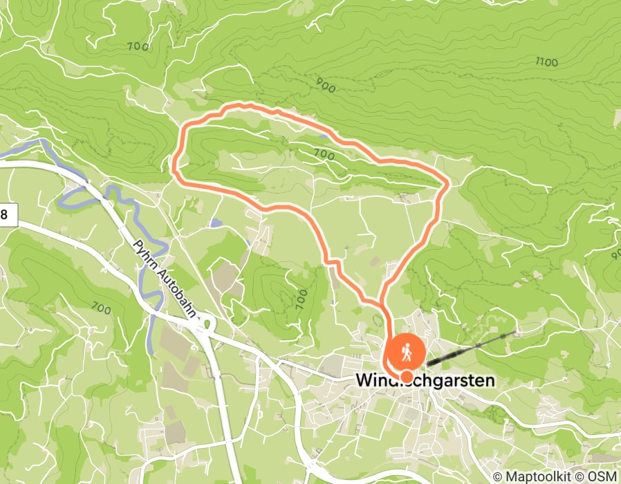 Karte der Tour
