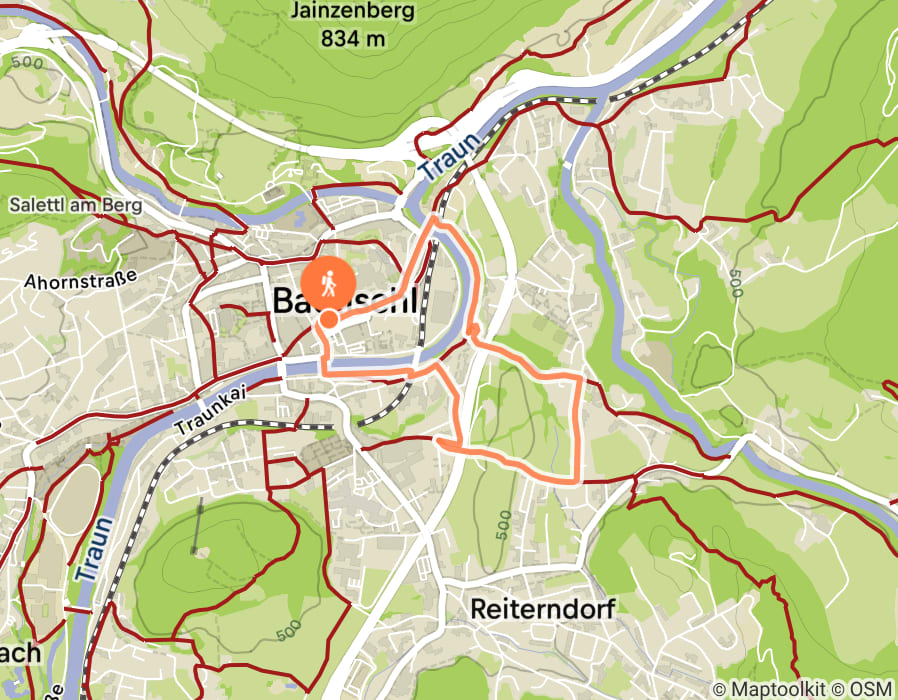 Karte der Tour