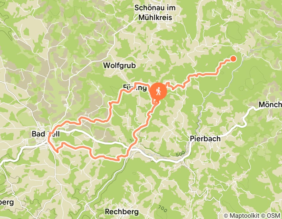 Karte der Tour