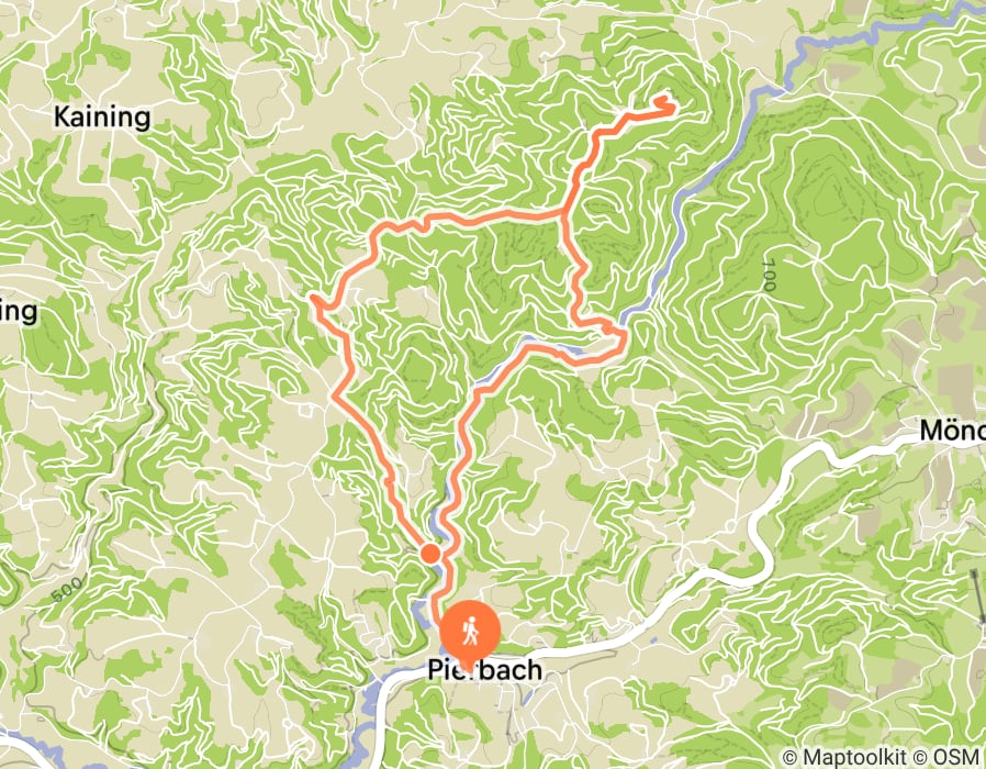 Karte der Tour