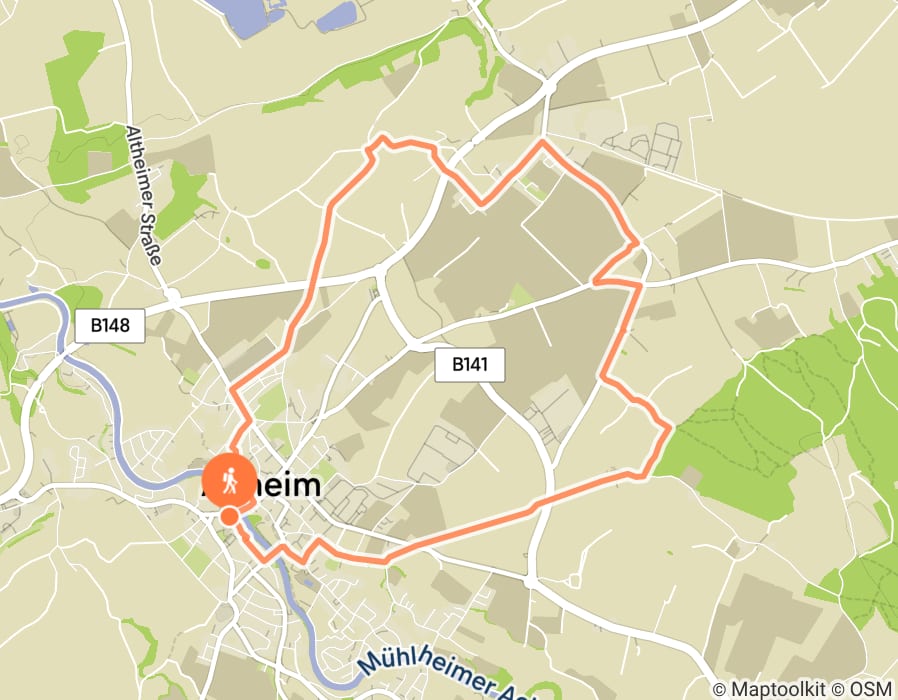 Karte der Tour
