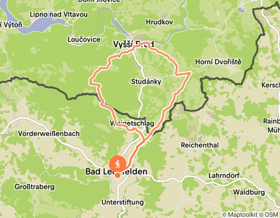 Karte der Tour