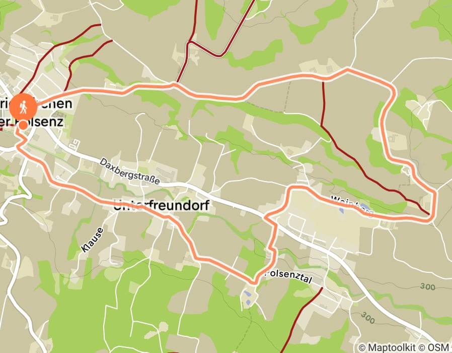 Karte der Tour