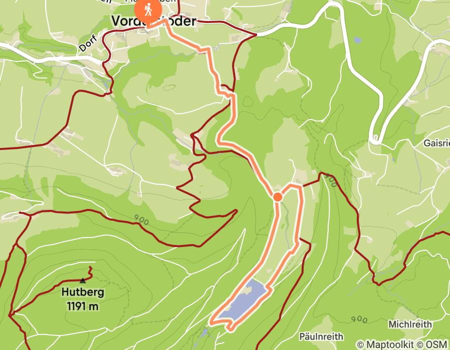 Karte der Tour