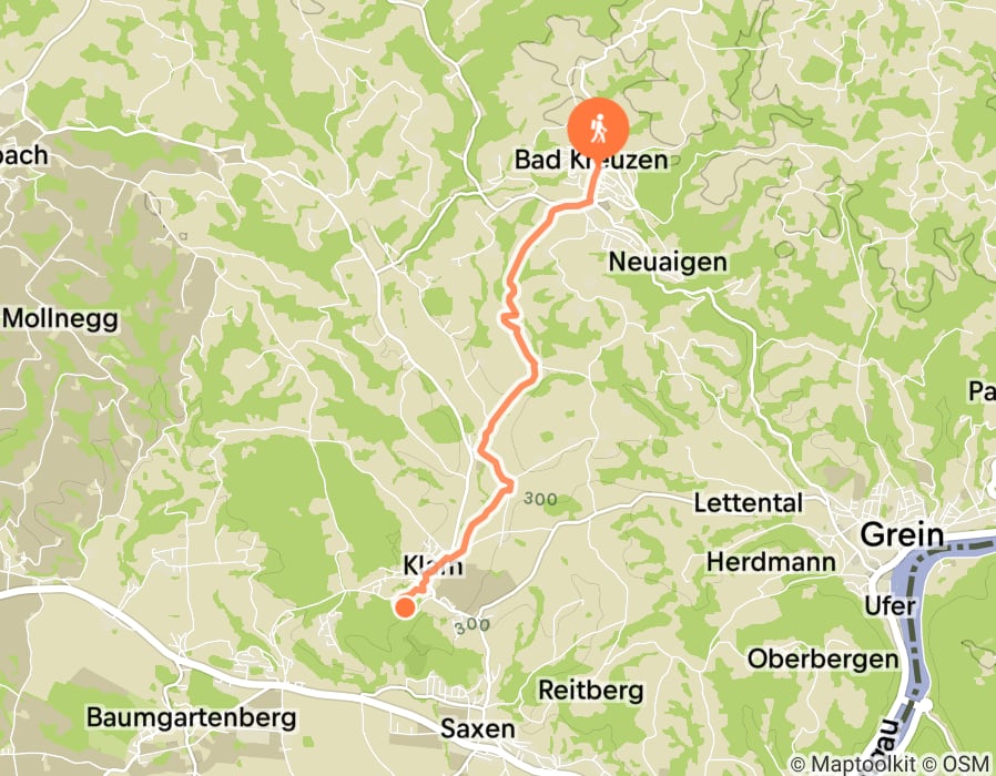 Karte der Tour