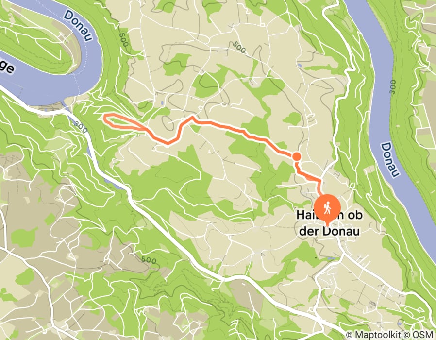 Karte der Tour