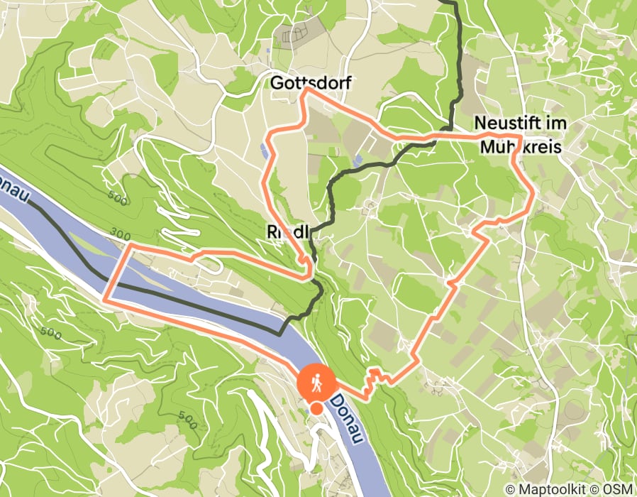 Karte der Tour