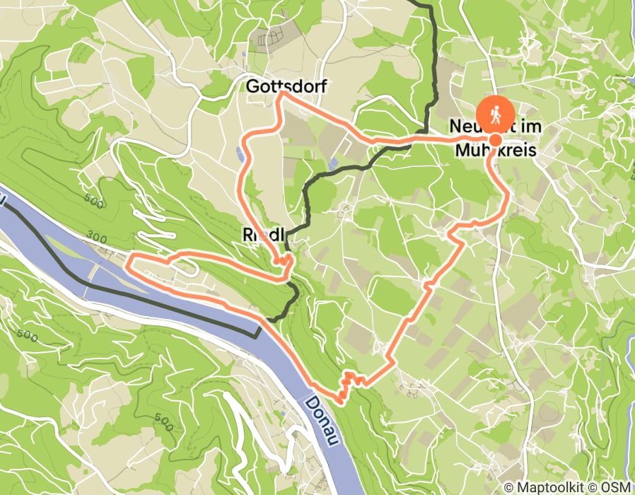 Karte der Tour