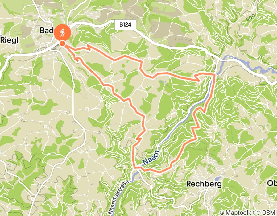 Karte der Tour