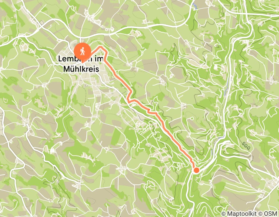 Karte der Tour
