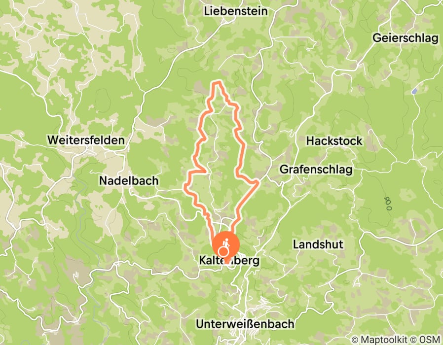 Karte der Tour