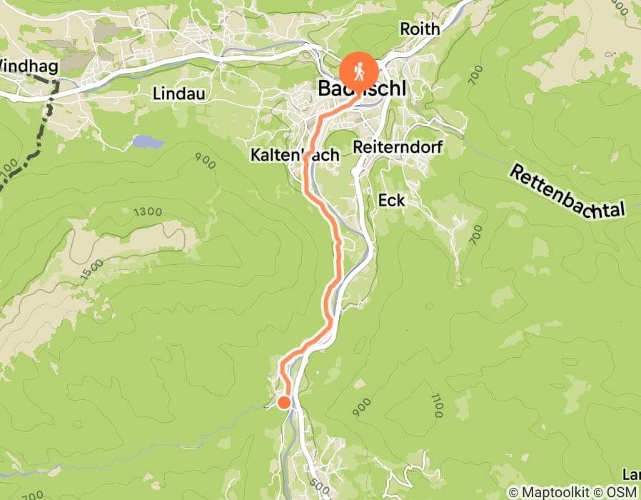 Karte der Tour