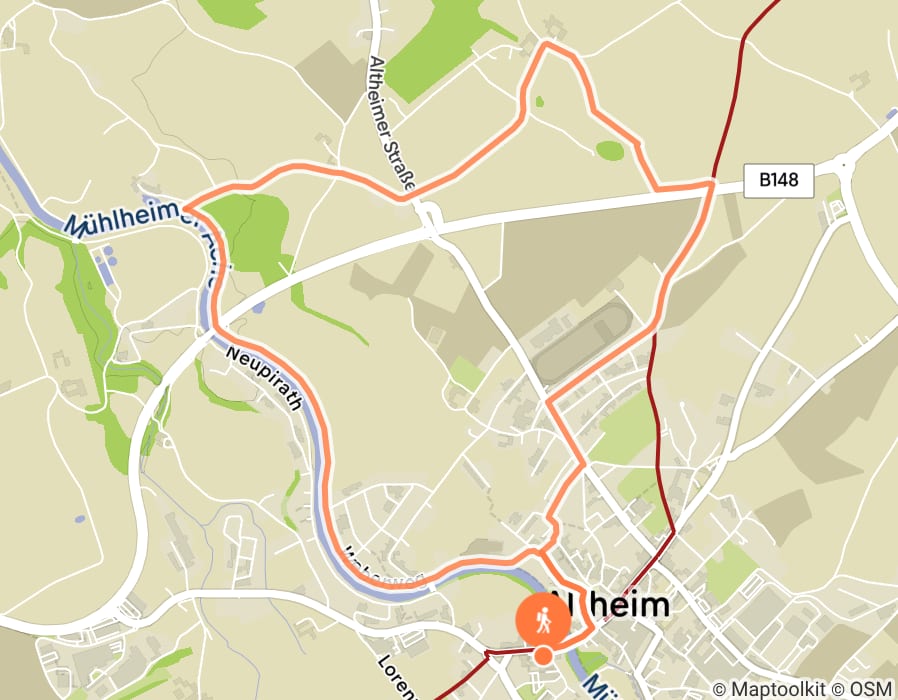 Karte der Tour