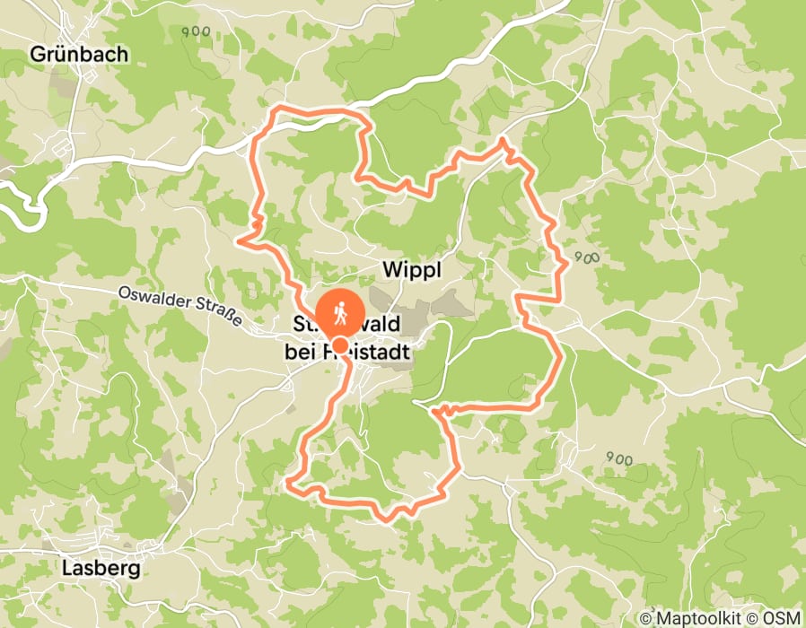 Karte der Tour