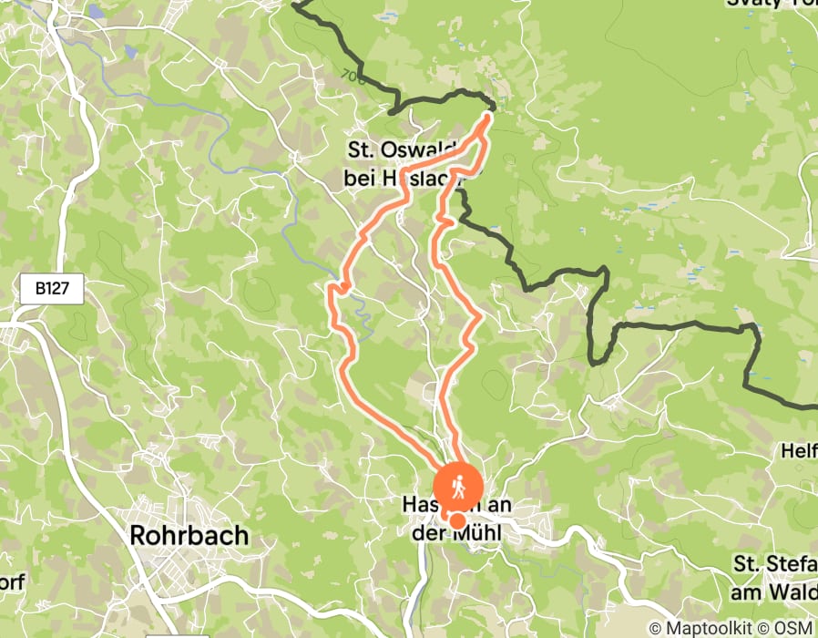Karte der Tour