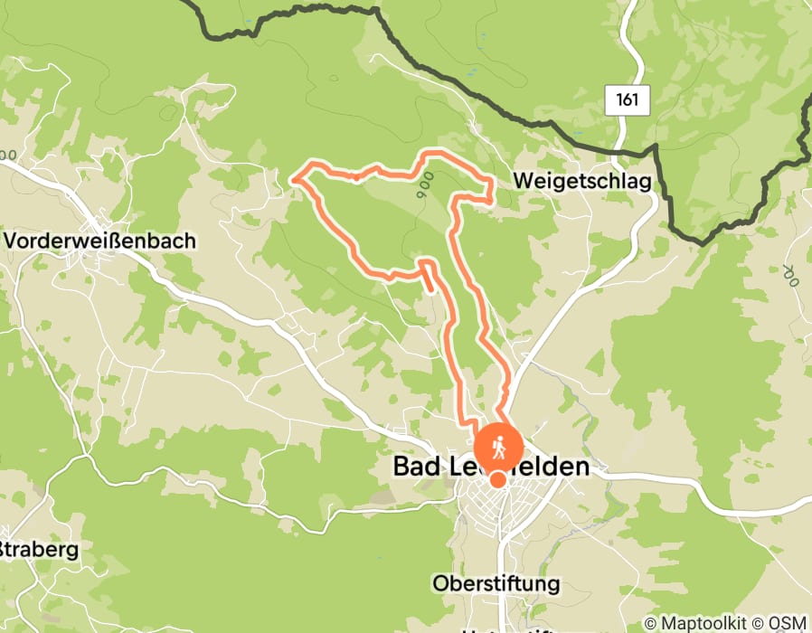 Karte der Tour
