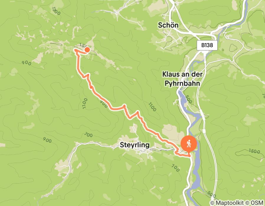 Karte der Tour