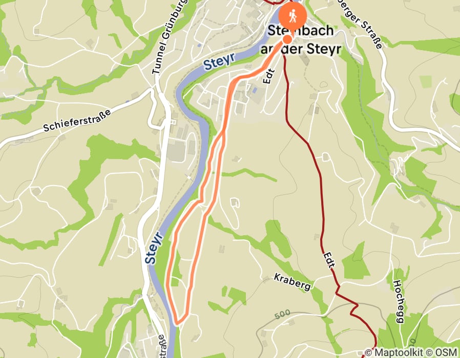 Karte der Tour
