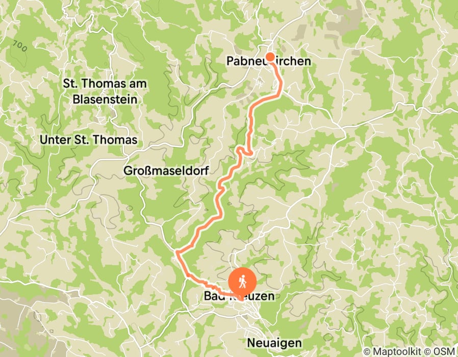 Karte der Tour