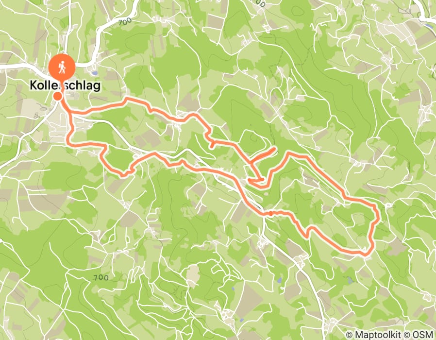 Karte der Tour