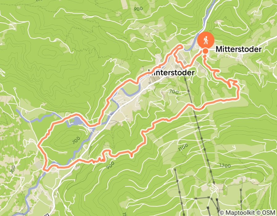 Karte der Tour